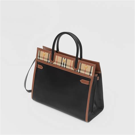 burberry 2way black bag|burberry bag black small.